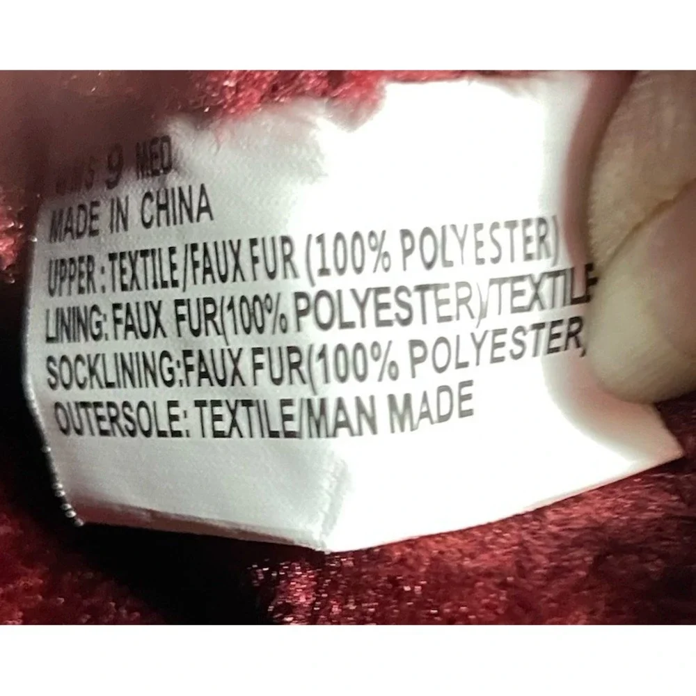 SO Paulina Women's Size 9M Faux Fur Winter Boots -‎ Burgundy Wine NWOB